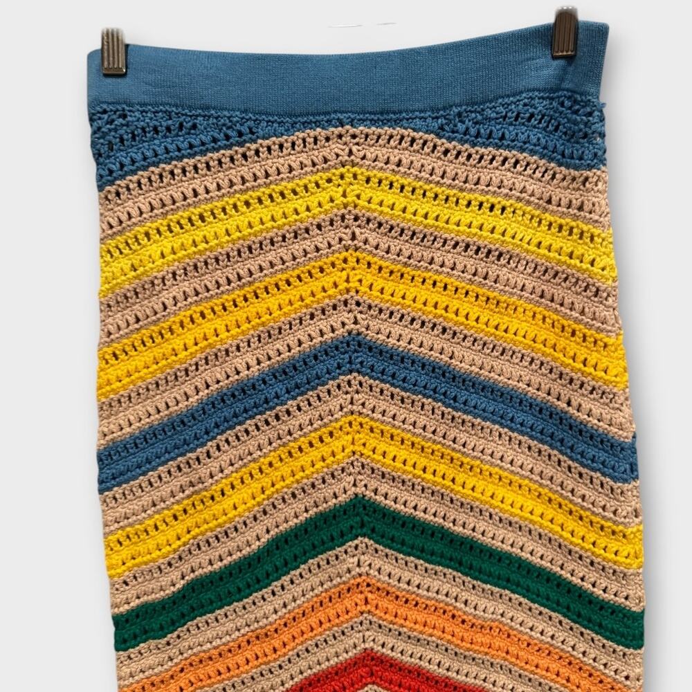 NEW MOTHER The Fringe Midi Skirt Size Medium - Picture 6 of 12